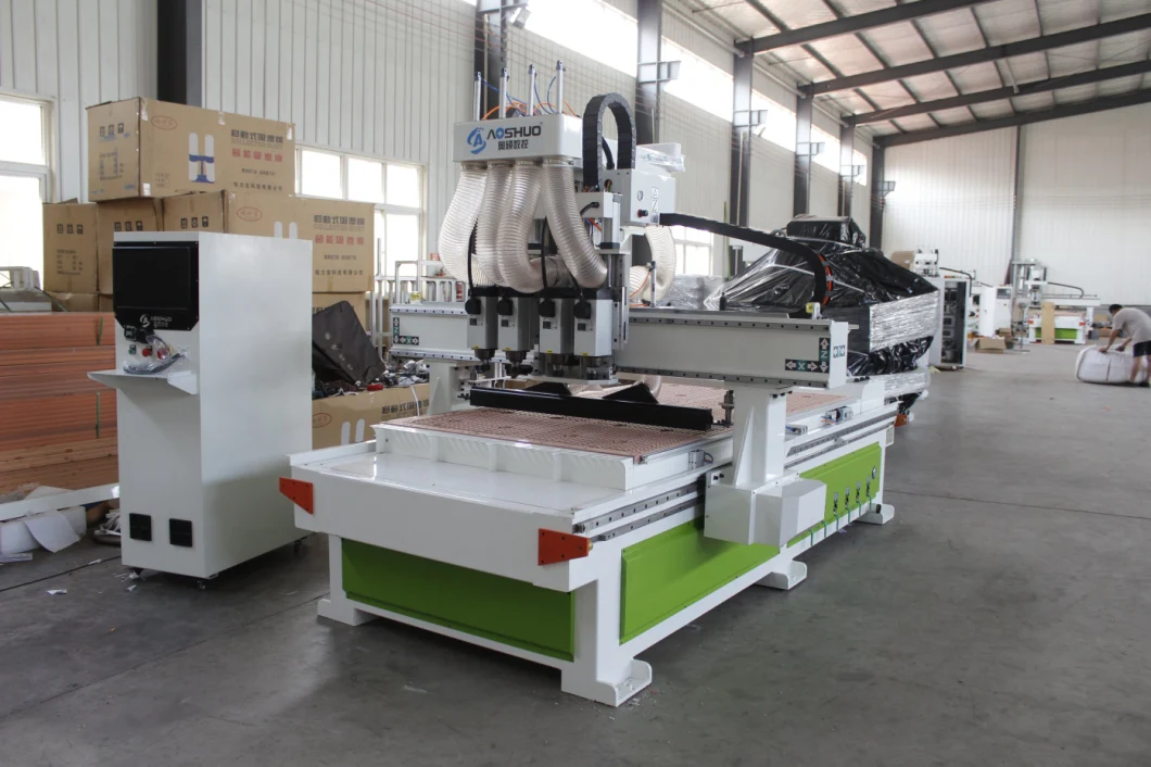 Wood Router CNC 1325 4 Process Machinery Center for Door Making