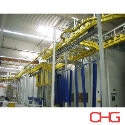 Powder Coating Production Line for Iron Electric Control Cabinet