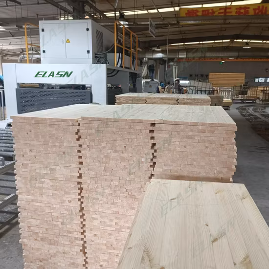 High Frequency Edge Gluer for Cabinet Production Line with Hydraulic Press