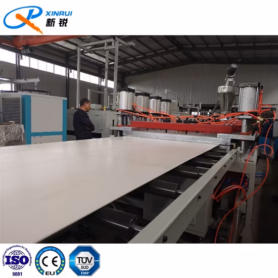 PVC WPC Furniture Cabinet Foam Door Board Production Line