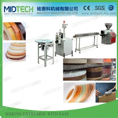 Double Screw PVC Edge Band Production Line for Furniture Kitchen Cabinet